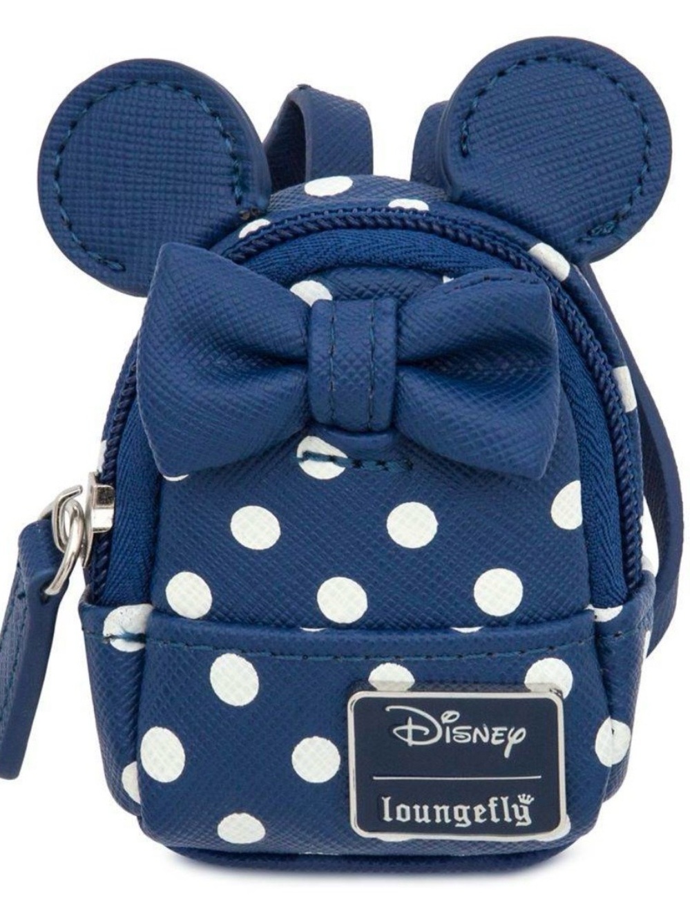 Disney NuiMos Loungefly Minnie Mouse Blue with White Polkadots Mini Backpack